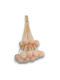 Buchet Bile Uscate Roz Floare Decorativă 20 Ramuri 55cm L122r Riniotis Rin-l122r