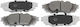 Zurück Bremsbeläge Toyota Ch-r Camry Rav4 04466-0e070