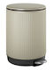 AWD Interior Inox Bathroom Bin Soft Close 5lt Beige