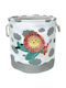 Moni Moni Kinder Stoff-Aufbewahrungskorb Grau 36x38cm