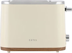 Estia Pure Cream Φρυγανιέρα 2 Θέσεων 800W Estia Pure Cream Φρυγανιέρα 2 Θέσεων 800W