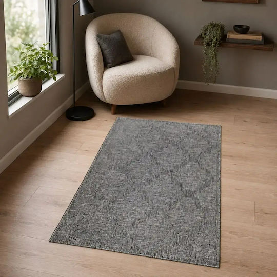 Covor De Exterior Rectangular Gri 80x140cm