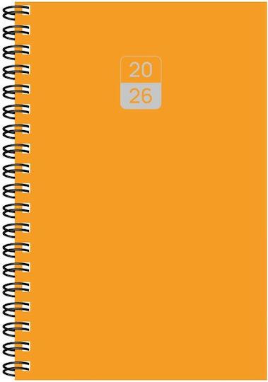 Innostat Daily Agenda 2027 Orange Spiral 14x21cm