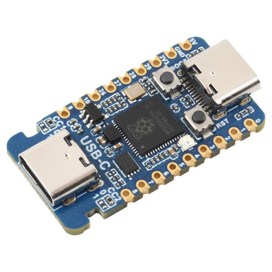 Waveshare Rp2350 Dual Usb-c Without Headers