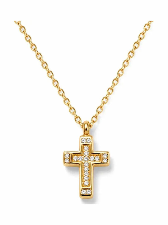 Bode Women’s Cross From Gold Plated Steel