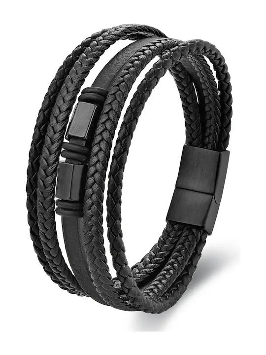 Legend Accessories Ανδρικό Βραχιόλι από Δέρμα