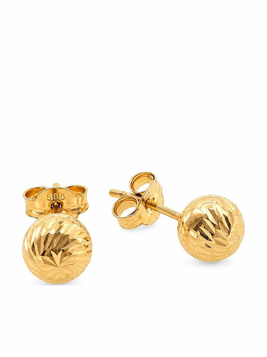 Senzio Belibasakis Einzeln Ohrring aus 14K Gold