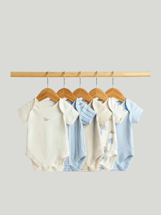 Mothercare Blaues Body-Set 5 Stück