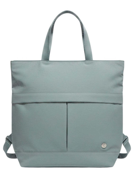 Bag to Bag Stoff Damen Handtasche Rucksack Blau