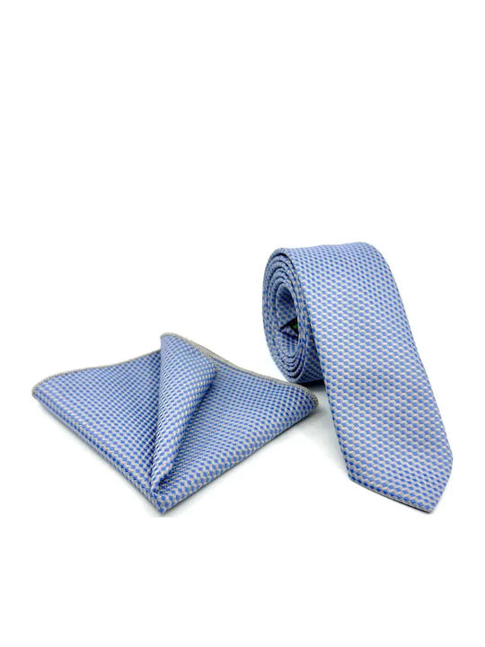 Legend Accessories Σετ Ανδρικής Γραβάτας σε Μπλ...