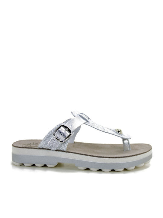 Fantasy Sandals Γυναικεία Ανατομικά Σανδάλια Ασημί
