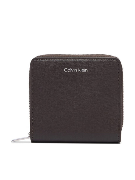 Calvin Klein Small Leather Women's Wallet Brown