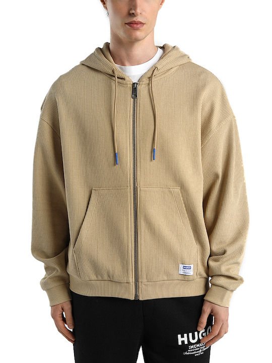Hugo Hugo Sweatshirt Für Herren Mit Beige Kapuze