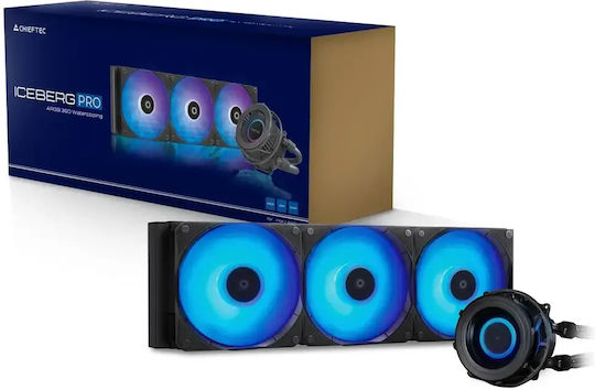 Chieftec Iceberg Pro 360 RGB AIO CPU Liquid Cooling with 3 120mm Fans