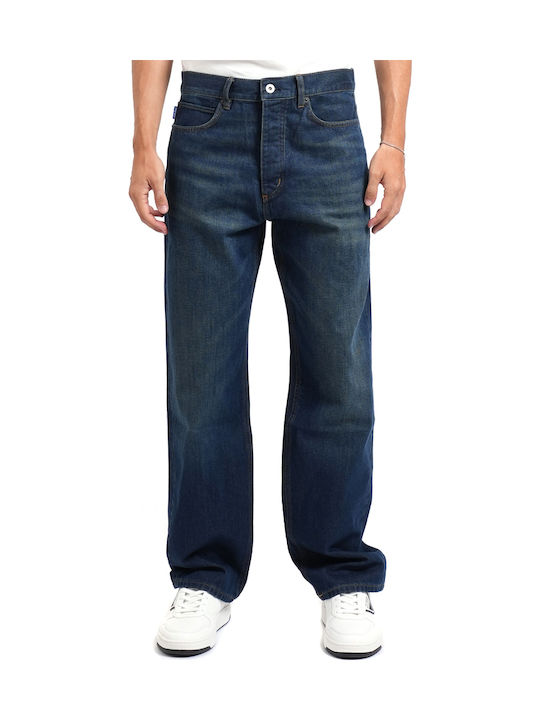 Hugo Nate Ανδρικό Παντελόνι Τζιν Loose Fit Baggy Μπλε