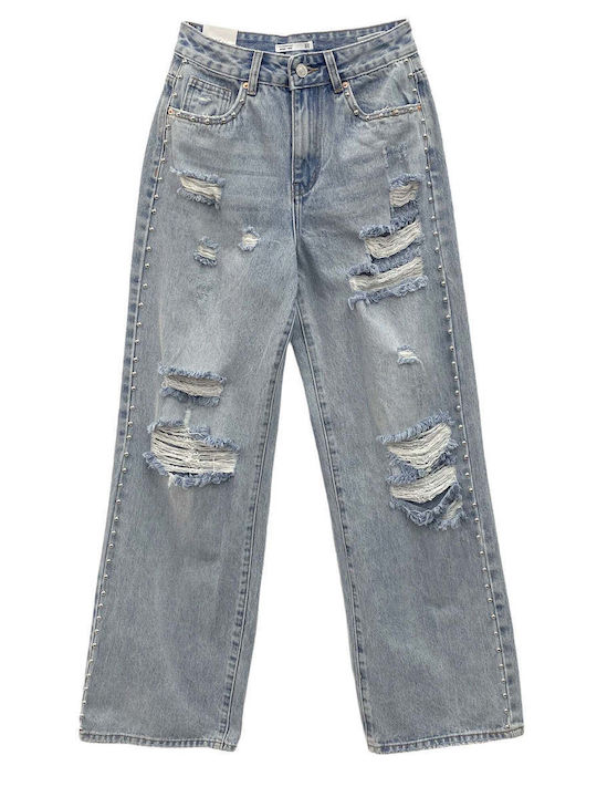 Women's Jean Pants With Rips in Slim Fit
