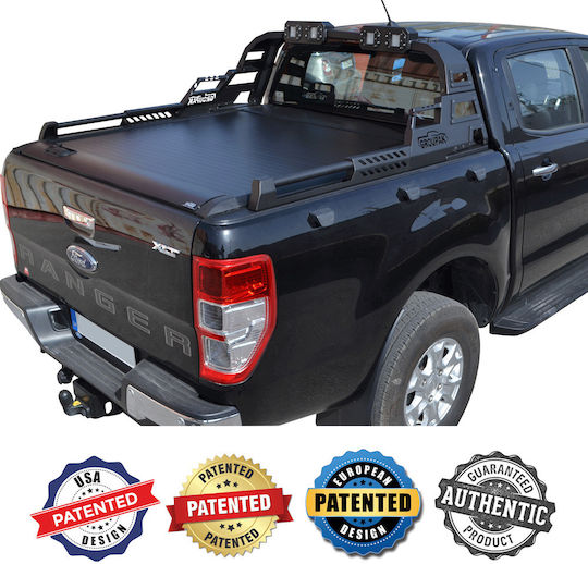 Καπακι Καροτσας Ρολο Αλουμινιου Premium Led Roll-bar Tek 2 Max 9080 Roll+rb 430led Ford Ranger Xl-xlt T6 2012+ T7 2017+ &t8 2020+