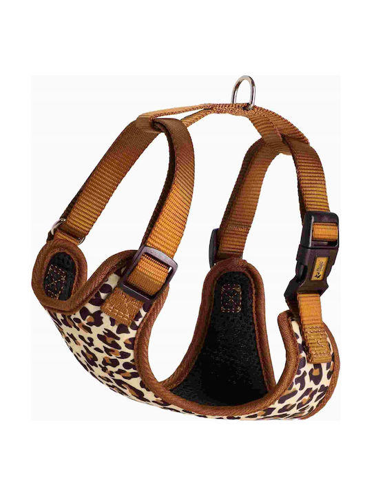 Dingo Zgărzi Pentru Câini Cu Model Leopard M 1 5cm/39-51cm
