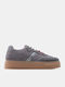 Women's Flatforms Grey Sneakers
