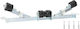 Boat Trailer Lower Support 90.5 x 12 x 32 cm Silver 42039147 Silver