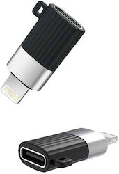 Adapter 3801046029485 Lightning M To Usb-c F Black