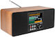 Albrecht DR 864 Radio de birou Electrică / Baterie DAB cu Bluetooth Maro
