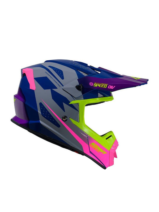 Kenny Track Motocross ECE 22.06 Graphic Div Speed Purple Pink Kenny Track Motocross ECE 22.06 Graphic Div Speed Purple Pink