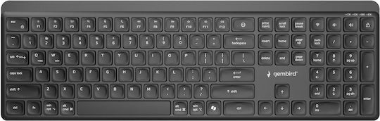 Gembird KB-WPS-03-CYRL Безжично Bluetooth Клавиатура Английски US