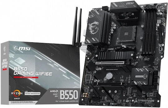 MSI B550 Gaming WIFI6E Motherboard ATX με AMD AM4 Socket 7C56-092R