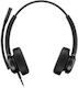 HP Poly Mission 420 On Ear Multimedia Ακουστικά με μικρόφωνο και σύνδεση USB-A / USB-C