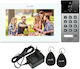 Ai Smart Wi-Fi Video Interfon 1 Familie Mentor Svk2104w 2 Fire 10 Inch Ips 2mp Fhd Pin Card Tuya Ip65 Alb