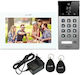 Ai Smart Wi-Fi Video Interfon 1 Familie Mentor Svk274w 2 Fire 7 Inch Ips 2mp Fhd Pin Card Tuya Ip65 Alb