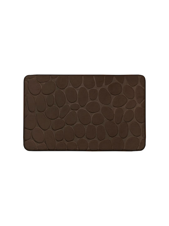 MRShome Бански Килим Кафяв 50x80см