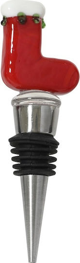 Capac Sticlă Inoxidabil Decorațiune Din Sticlă Șosetă De Crăciun Decoris 389922-3