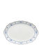 Servierplatte Oval Keramik Weiße