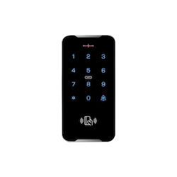 Mentor Tastatură de control acces iluminată cu touch Acs028 Ip68 71mm 3000 utilizatori 2 în 1 Pin + Card Rfid 125khz Montată pe suprafață din zinc