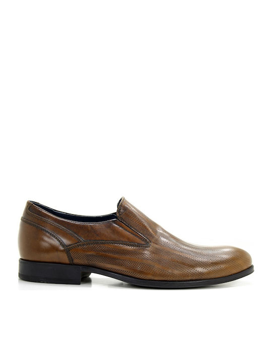 Damiani Men's Moccasins in Tabac Brown Colour