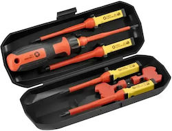 Vde Insulated Screwdriver Set 1000v Hogert 8 Pieces Bits Wrenches Electrical Panels