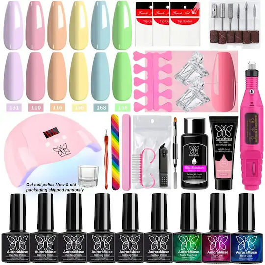 Kit Complet Gel Unghii Ideal Pentru Începători Manichiură Acasă