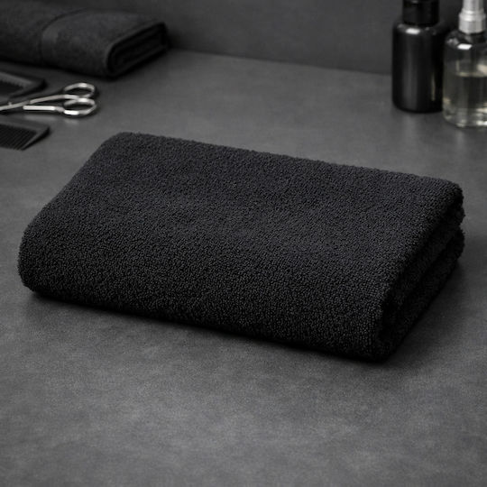 Iríos Gesichtstuch 50x80cm Schwarz Gewicht 450g/m²