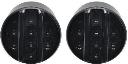 Set Flash Led Daytime Running Lights Jeep Wrangler Black Left Or Right 2 1 Function 55077885ac