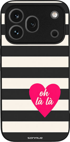 Sonique Stripe Stories Series Honor 600 Pro 5g Oh La La Case Black