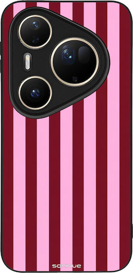 Sonique Stripe Stories Series Huawei Pura 80 Ultra Case Stripes Pink Red