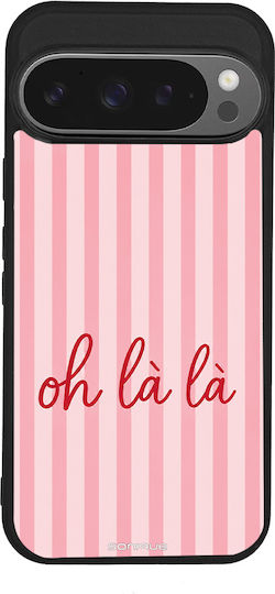 Sonique Stripe Stories Series Google Pixel 9 Pro 5g Umschlag Rückseite Rosa