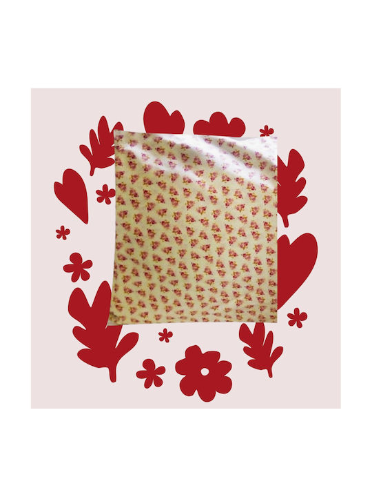 Perna De Canapea Flowers Roz Flowers 45x45cm