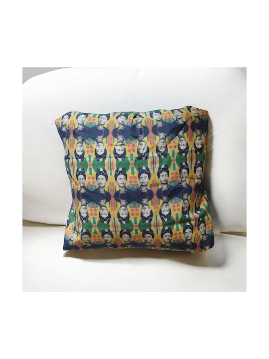 Sofa Cushion Frinda Kahlo Green 45x45cm