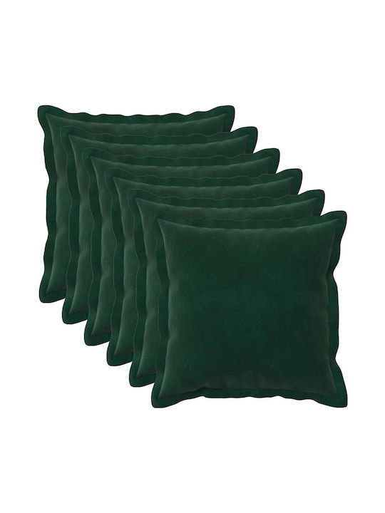vidaXL Sofa-Kissen Houten aus Samt Dunkelgrün 5...