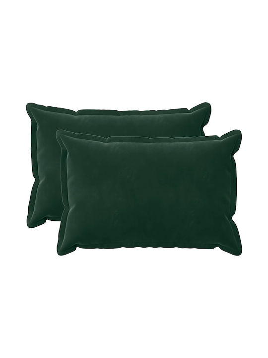 vidaXL Sofa-Kissen Houten aus Samt Dunkelgrün 5...