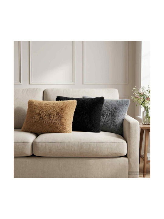 vidaXL Heerlen Sofa Cushion Black 30x50cm