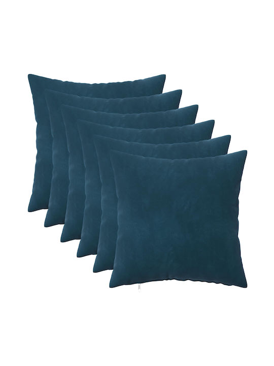 vidaXL Sofa Cushion Heerlen Velvet Blue 50x50cm